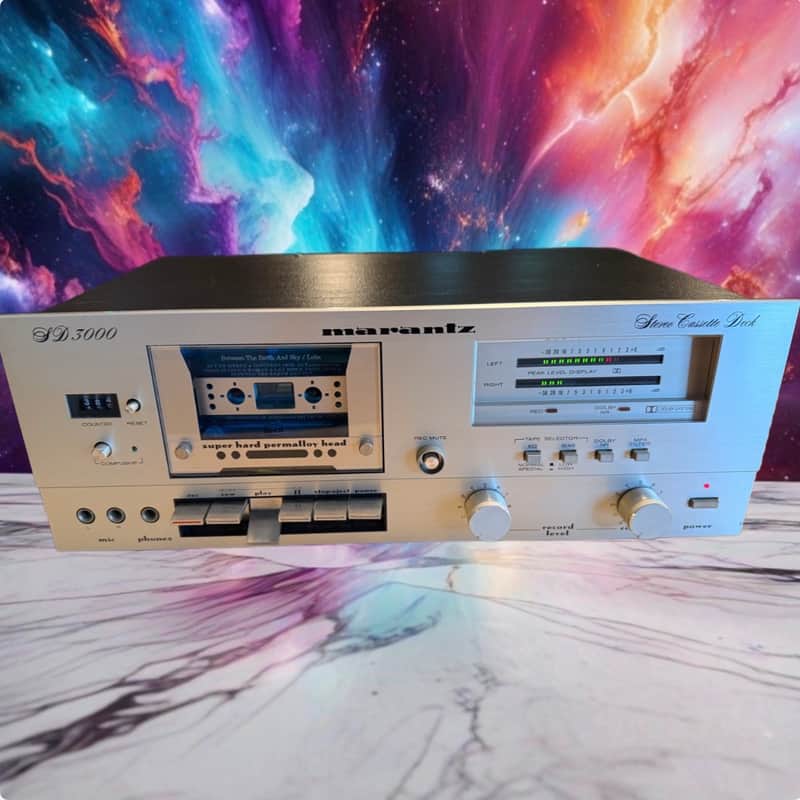 VINTAGE Marantz SD3000 Stereo Cassette Deck  Near Mint Fresh Service Rare Gold🔥 image 1