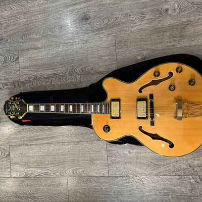 Epiphone Emperor II Hollowbody Archtop Electric Guitar – Natural – 2006 – w/ Soft Case image 22
