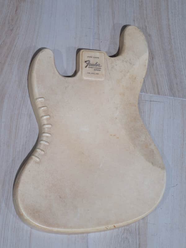Fender  Jazz Bass factory optional Body-Guard 1963  White image 1