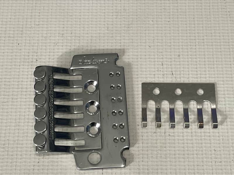 2000's Japan Jackson Licensed JT-580LP Low Profile Floyd Rose Tremolo Bridge Chrome Base Plate image 1
