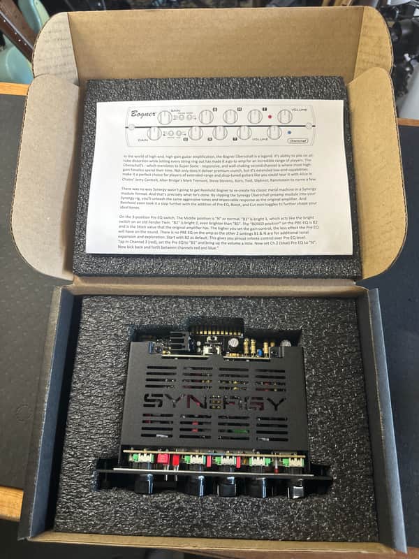 Synergy Bogner Uberschall Preamp Module 2020 - Black image 1