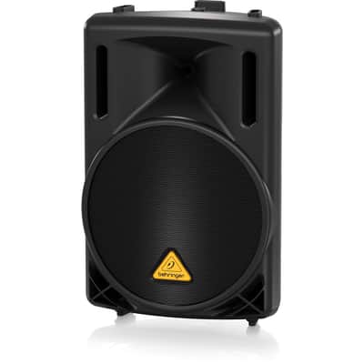 Behringer EUROLIVE 800 Watts 2-Way Passive PA Speaker with 12" Woofer and 1.75" Driver, Black with Height-Adjustable Speaker Stand with Carry Bag and Value Series XLR M to F Professional Microphone Cable - 25" image 7