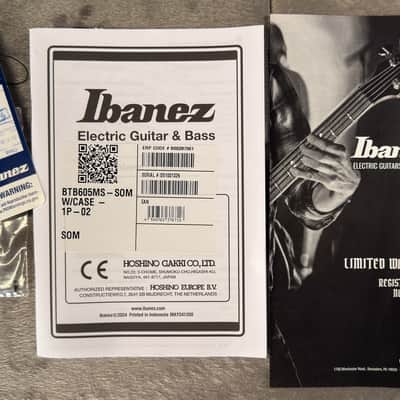 Ibanez BTB605MS BTB Bass Workshop 5 String Multi scale Electric Bass Solar Eclipse Matte (326) image 8