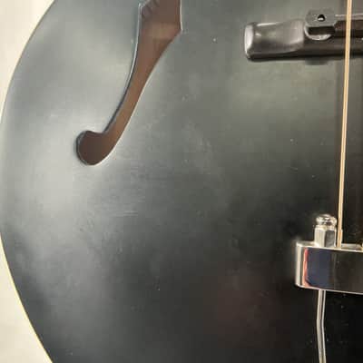 The Loar LH-300-BKM Archtop Acoustic Guitar- Black image 8