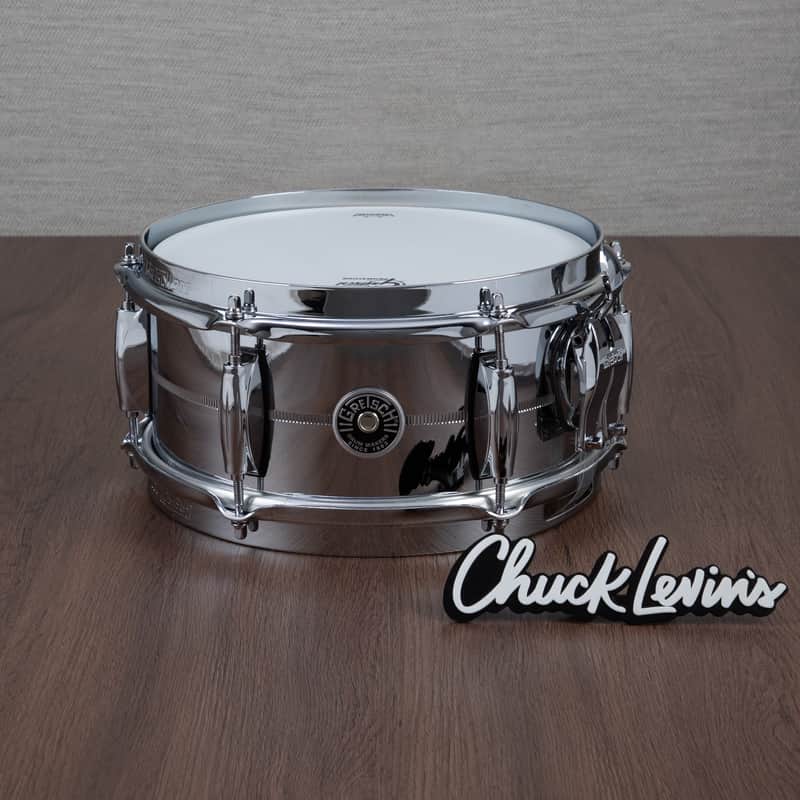 Gretsch Brooklyn 5x10-Inch Chrome Over Brass Snare Drum