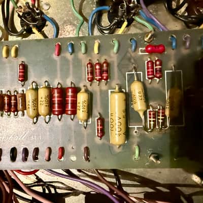 Mid 1970's Marshall Model 1987 50W Lead – Original Mustard Caps, Drake Iron image 21
