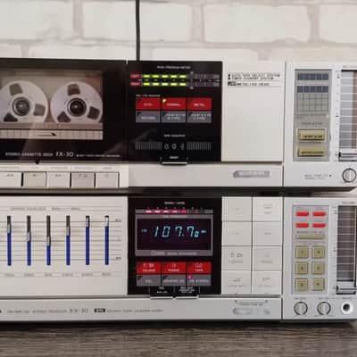 AIWA RX-30 Stereo Receiver + FX-30 Stereo Cassette Deck Rare Vintage Set Japan image 17