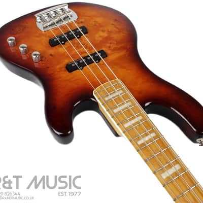 Cort GB99B Jazz Bass Guitar in Dark Burst image 3