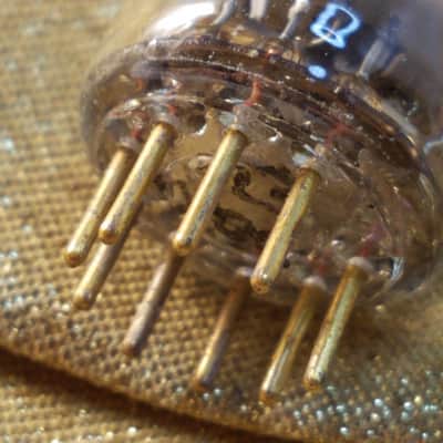 Amperex Matched Pair (2) 6922 tNOS AT1000 TESTED Vacuum Tubes Rare D getter PQ Premium SQ Special Quality Heerlen Gold Pins E88CC dual triode 1958-1961 image 16