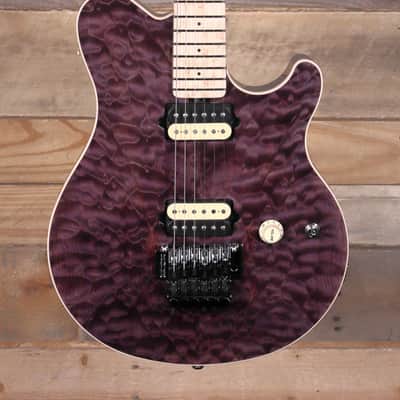 Music Man 30th Anniversary Axis Electric Guitar Translucent Black w/ Case image 1