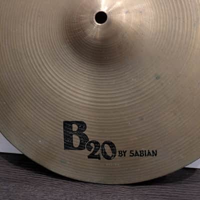 Sabian B20 14" Hihats 1980s image 4