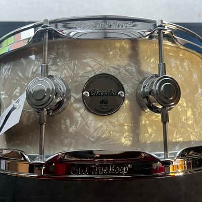 DW 5.5" x 14" Collector's Series Classics Shell Snare Drum - Vintage Marine w/ Chrome Hardware image 1