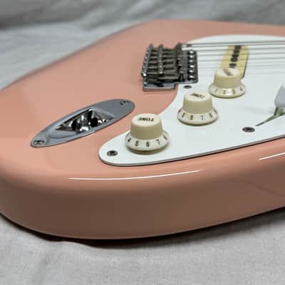 Fender ST-54 st54 1954 Reissue Stratocaster Guitar - MIJ Made In Japan 1996 - 1997 - Shell Pink / Maple neck image 17
