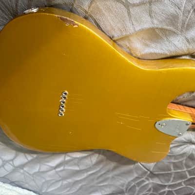 fender tele custom body 70's - nitro w/ roasted rosewood board neck image 7