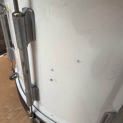 Dynasty 22" Marching Bass Drum w/ Irvington HS Bulldogs Head - Safe-T-Loc Hoops - Made in Mexico - Used image 8
