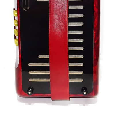 Almost Unused Hohner Norma III DeLuxe Diatonic Button Accordion Garmon German Harmonika 2135, Rare Squeezebox, Fantastic sound! image 10