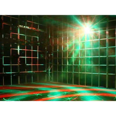 Blizzard Lighting Minisystem 4-In-1 RGB LED Party DJ Effect Laser FX Lights 8Pk image 4