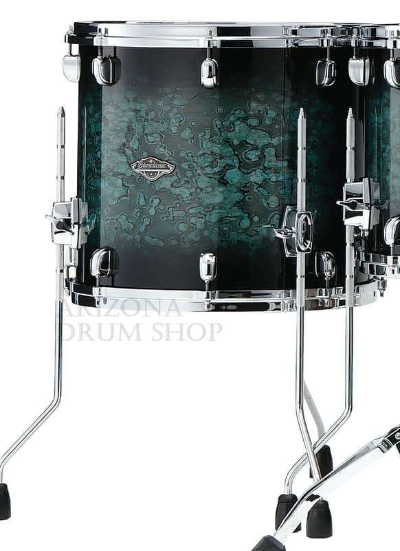 Tama MBSF18DMSL Starclassic PERFORMER 18" Floor Tom - Molten Steel Blue Burst image 1