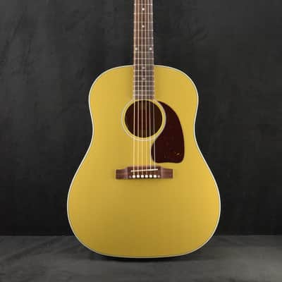 Gibson Custom Made to Measure Acoustic-Electric J-45 All Mahogany TV Yellow image 2