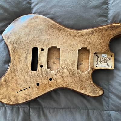Ultralight (3lbs 1oz) Warmoth Musiclander 2020 Birdseye Maple/Basswood guitar body image 1
