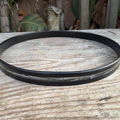 Ludwig 22" Black Oyster Pearl Basss Drum Hoop - Original Inlay image 1