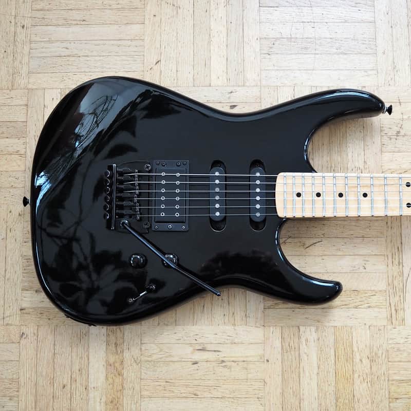 VIDEO! Marathon (Samick) HSS Superstrat 1980s - pro setup, player ready image 1
