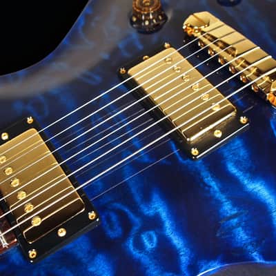 Paul Reed Smith PRS Singlecut 20th Anniversary Artist Package Brazilian 1-PIECE TOP 2007 Royal Blue image 4