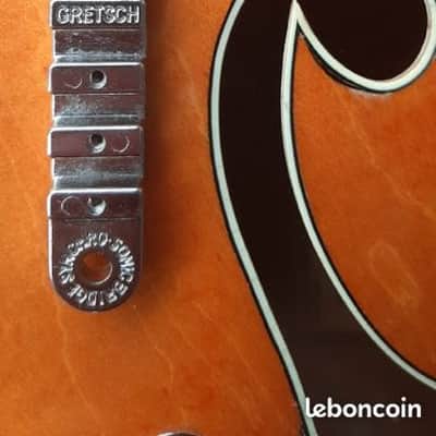 Melita Gretsch guitar brigde body - Synchro sonic 6120 6193 Electro cutaway II image 2