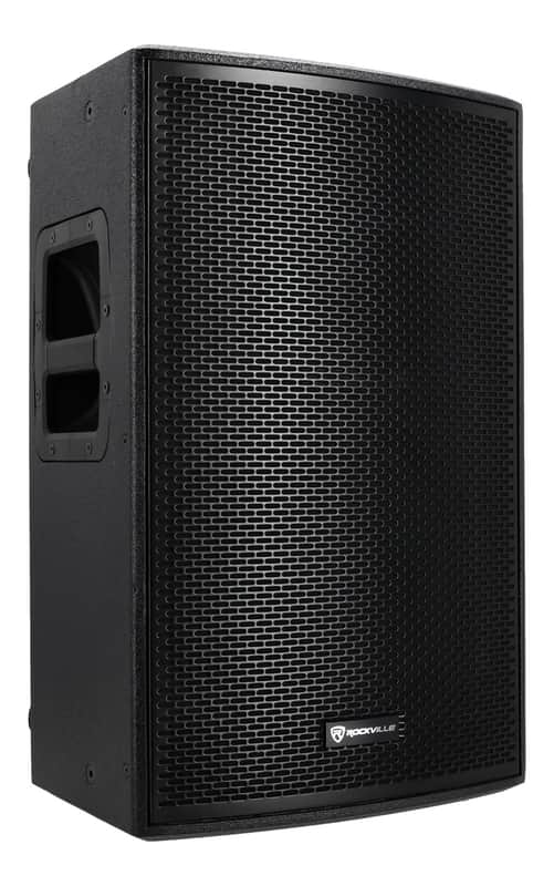 Rockville PLX12 12" Powered PA Speaker 3000w Peak/750w RMS, Plywood Enclosure image 1