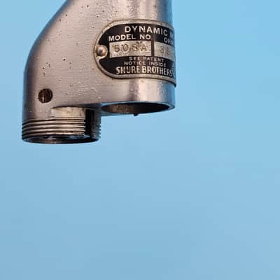☆Rare Vintage 1940s Shure 508 Stratoliner Microphone - 3 pin Amphenol Adapter Cable Included - Shure 51 52 708 508A 708A image 10