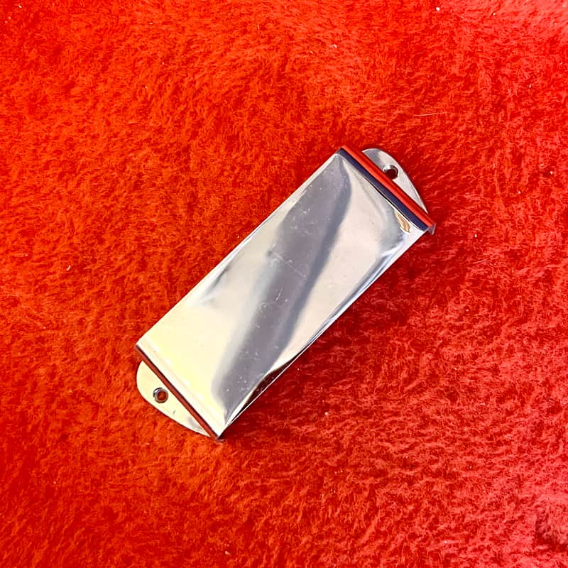 Gibson Thunderbird bass bridge cover c 1965 - Chrome original vintage USA epiphone embassy image 1