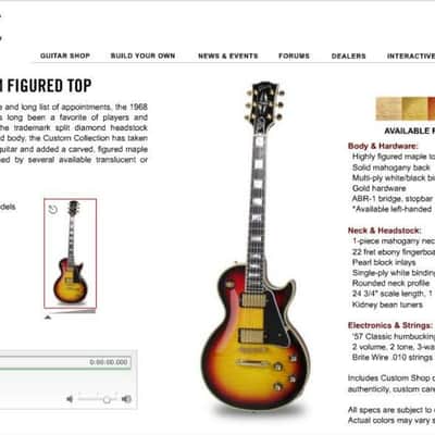Gibson Les Paul Custom 1968 (Custom figured top) image 8