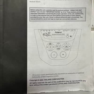 Roland TD-6V V-Drum Percussion Sound Module image 7