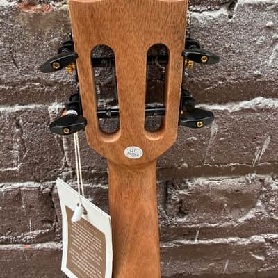 Caramel "Melts in my Heart" Acoustic-Electric Handcrafted Zebrawood Ukulele (Used - Good Condition) image 13