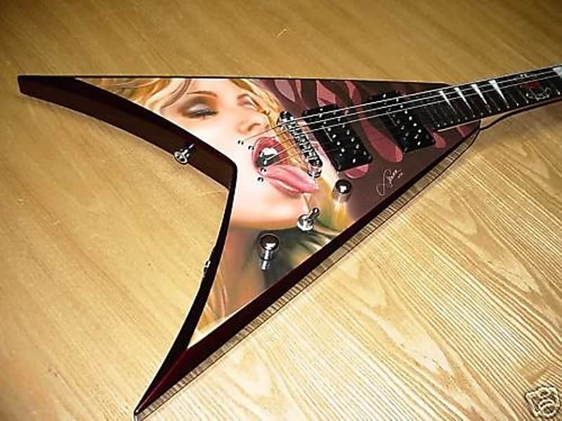 Jackson Jenna Jameson King V - Jackson Hard Case - Made in Japan image 1
