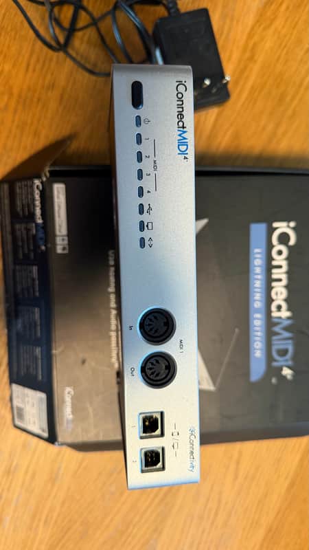 iConnectivity iConnect MIDI4+ USB MIDI Interface 2010s - Silver image 1