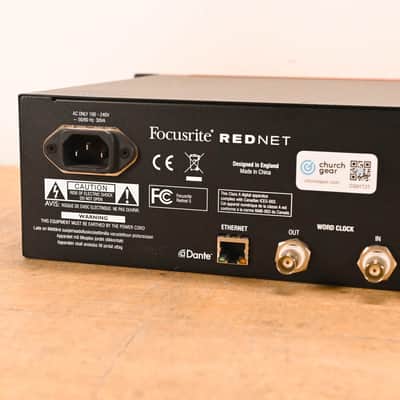 Focusrite RedNet 5 Pro Tools HD to Dante Network Bridge CG01T3T image 9