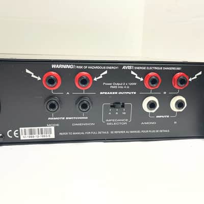 Marshall Valvestate Pro Power Amplifier 120/120 Stereo 2 Channel Watt Amp Valve Rack Mount Rackmount Billy Gibbons VTG Vintage Gold and Black image 10