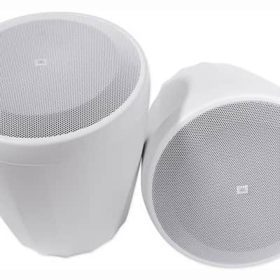 2) JBL Control 65P/T-WH White 5.25" 70v Commercial Pendant Speakers 4 Restaurant image 5