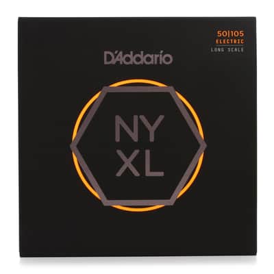 D'Addario NYXL50105 Long Scale Nickel Wound Bass Guitar Strings - .050-.105 Medium image 1