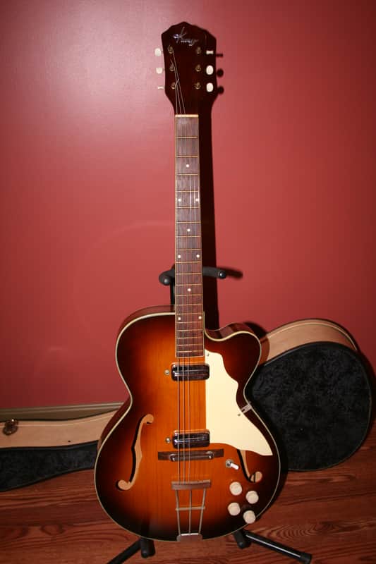 Kay 6970 Swingmaster Archtop Electric Jazz Guitar 1960's Sunburst image 1
