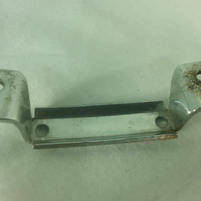 *Ludwig Block Logo Butt Plate Snare Drum Hardware Chrome 60s/70s Vintage Parts* image 2