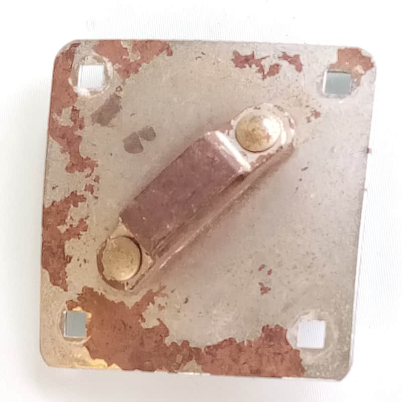 Slingerland Diamond Ride Tom Shell/Bass Drum Rail Mount Bracket Nickel RadioKing image 1