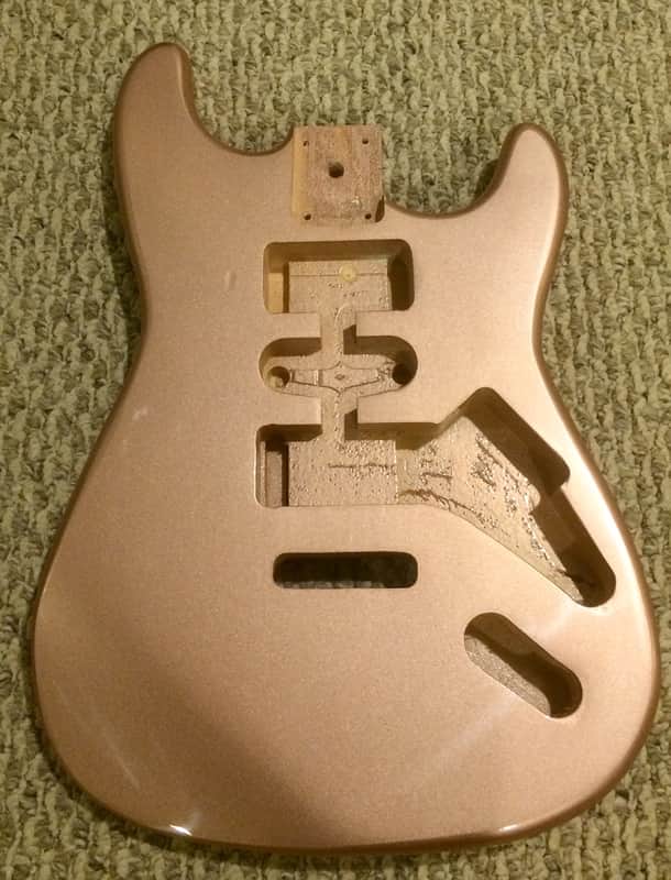 Fender Stratocaster Style Body Copper Metallic image 1