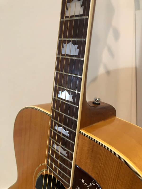 Egima J250 Gibson J200 rework Ultra Rare Acoustic Guitar 1974 Made