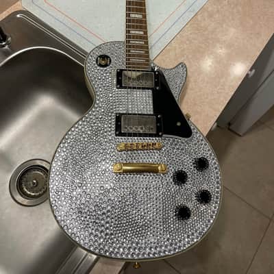 Paul Stanley Guitar Rhinestone Epiphone Les Paul Rhinestone image 3