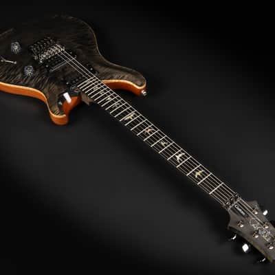 2017 PRS Custom 24 Floyd Rose Wood Library Limited Edition - Grey Black | Artist Grade Quilted Maple Top \m/ Pickups | CoA OHSC image 7
