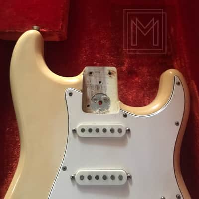 1975 Fender Stratocaster Hardtail Custom Colour Olympic White RARE WOODSTOCK HENDRIX image 10