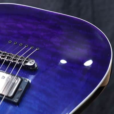 ESP E-II Horizon NT-II Quilted Maple Top Blue Purple Gradation El. Guitar w/Case image 12