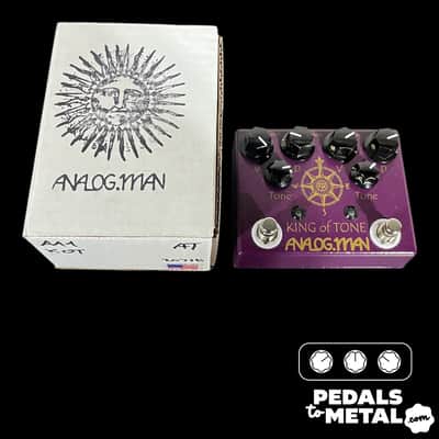 Analogman King of Tone V4 with Red Side High Gain Option | Reverb
